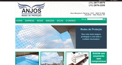 Desktop Screenshot of anjosredesdeprotecao.com.br